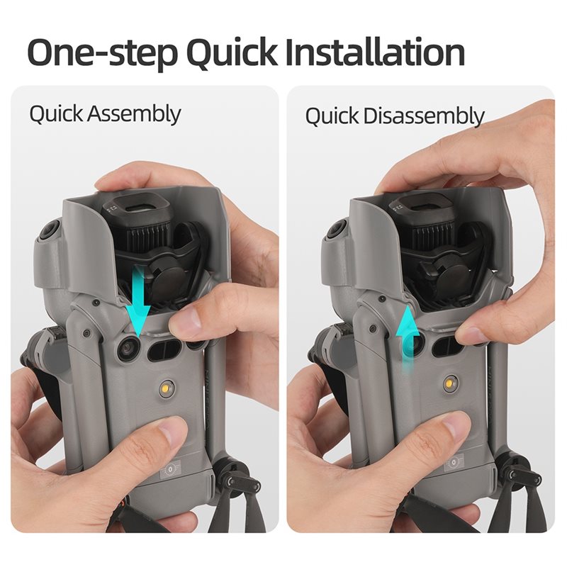 غطاء عدسة مضاد للوهج DT18 لجها - مراجعة Drone Gimbal For Gopro وسعره